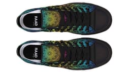 image-Fashion Printed Couple High Top Canvas Shoes