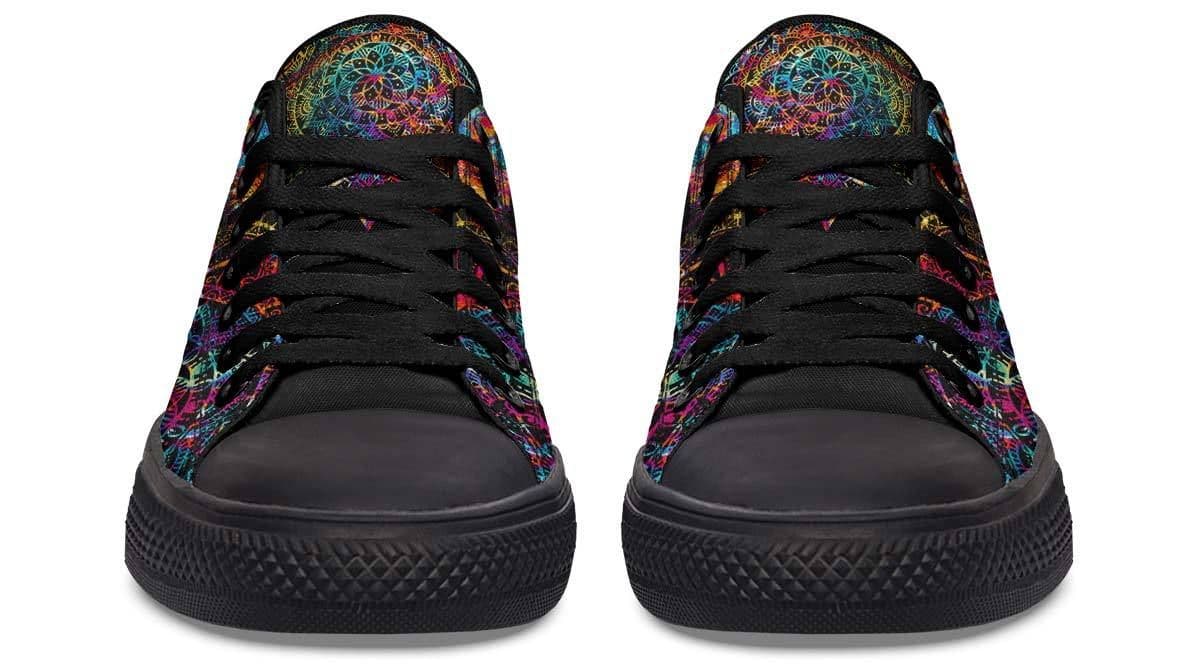 image-Fashion Printed Couple High Top Canvas Shoes