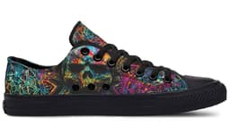image-Fashion Printed Couple High Top Canvas Shoes
