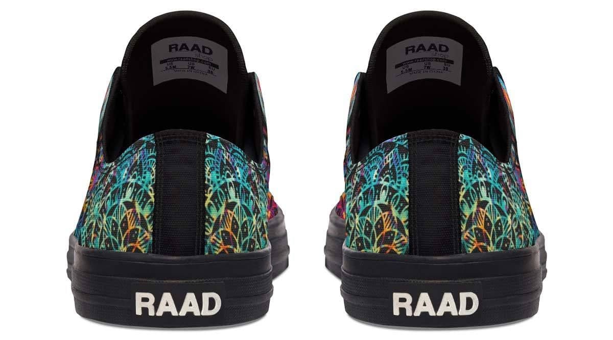 image-Fashion Printed Couple High Top Canvas Shoes