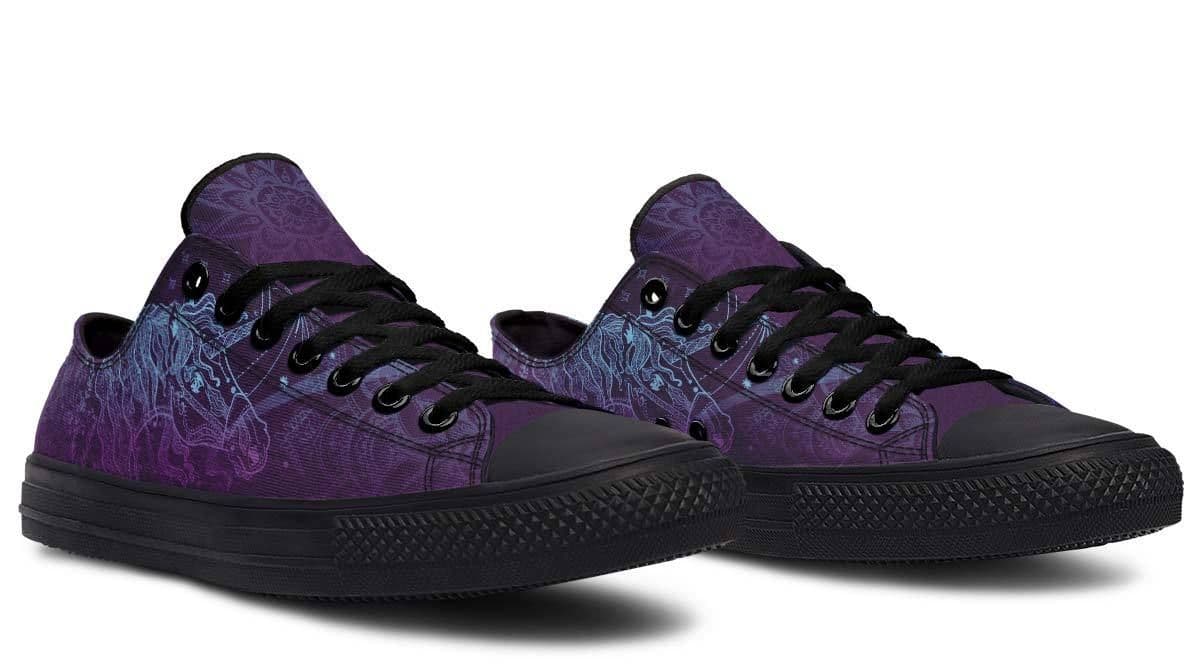 image-Fashion Printed Couple High Top Canvas Shoes