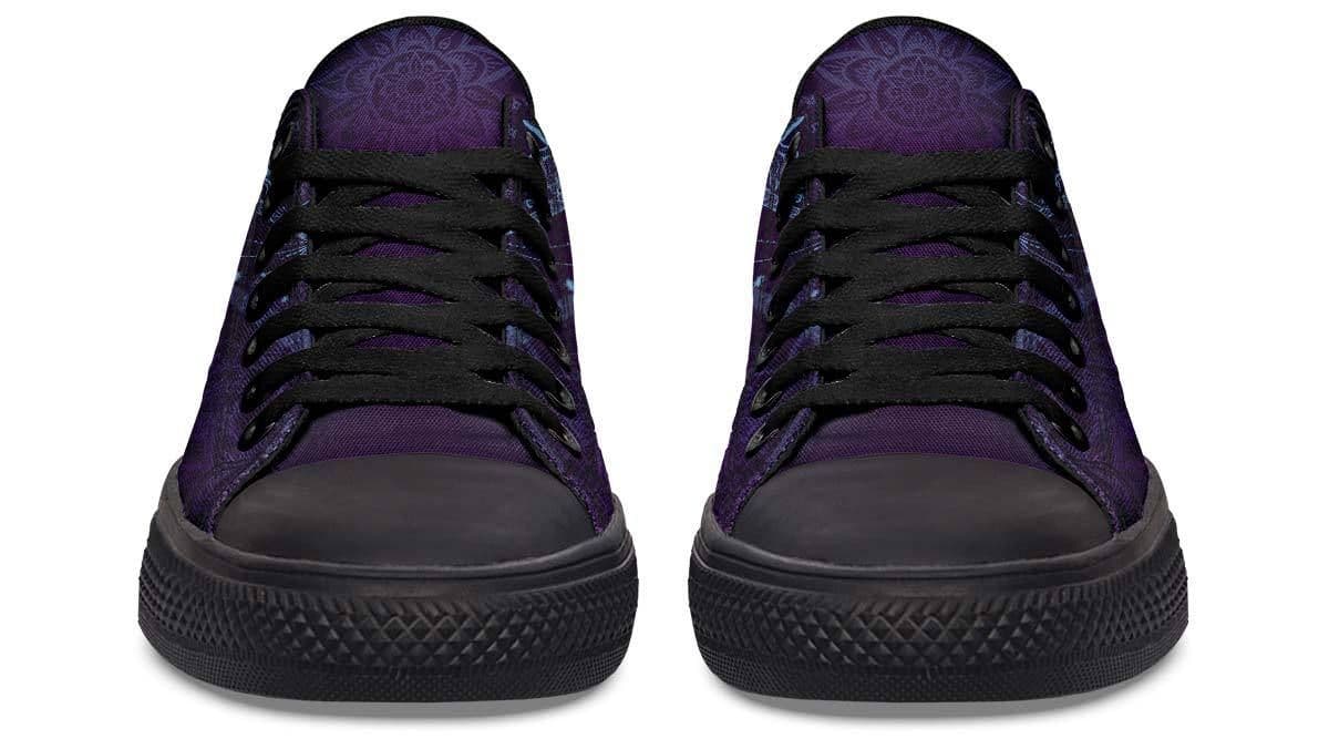 image-Fashion Printed Couple High Top Canvas Shoes