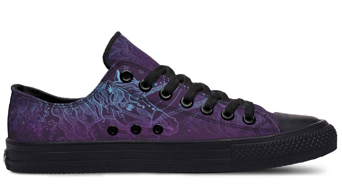 image-Fashion Printed Couple High Top Canvas Shoes