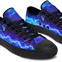 image-Fashion Printed Couple High Top Canvas Shoes