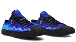 image-Fashion Printed Couple High Top Canvas Shoes