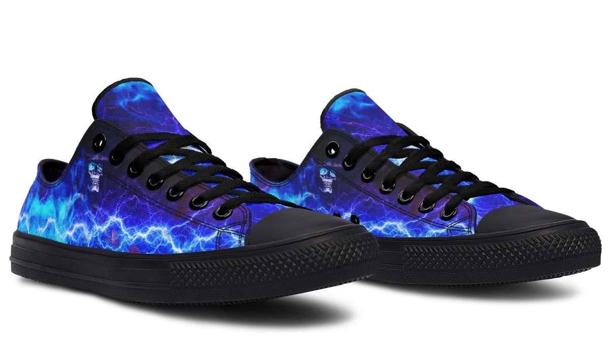 image-Fashion Printed Couple High Top Canvas Shoes