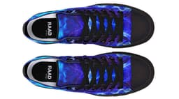 image-Fashion Printed Couple High Top Canvas Shoes