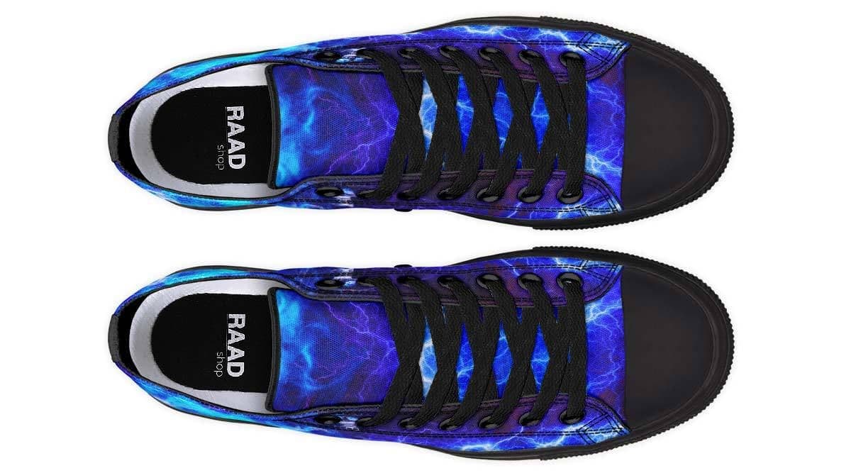 image-Fashion Printed Couple High Top Canvas Shoes