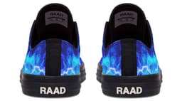 image-Fashion Printed Couple High Top Canvas Shoes