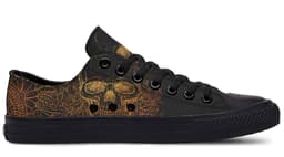 image-Fashion Printed Couple High Top Canvas Shoes