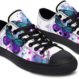 image-Fashion Printed Couple High Top Canvas Shoes