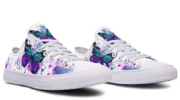 image-Fashion Printed Couple High Top Canvas Shoes