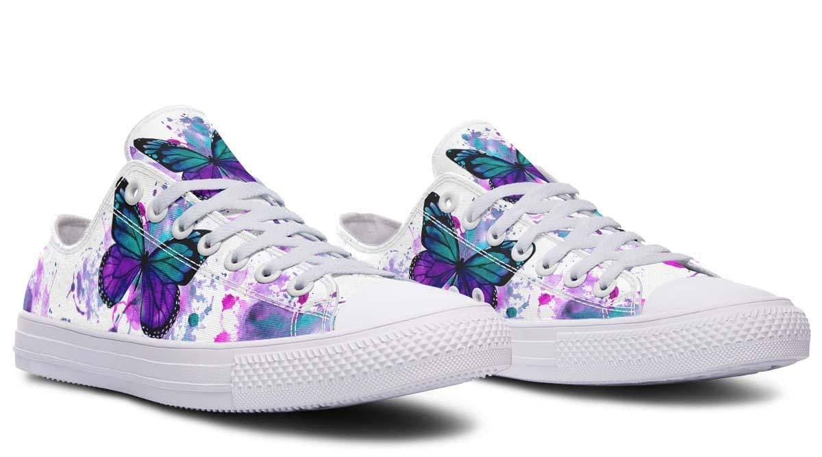 image-Fashion Printed Couple High Top Canvas Shoes
