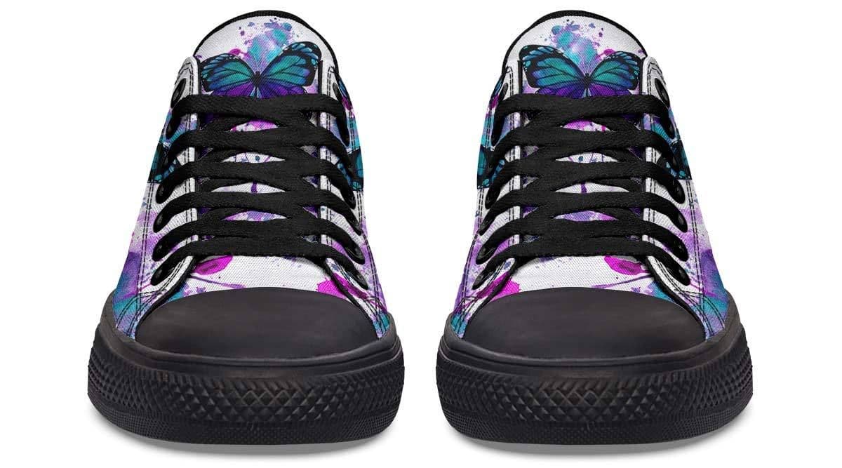 image-Fashion Printed Couple High Top Canvas Shoes