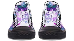 image-Fashion Printed Couple High Top Canvas Shoes