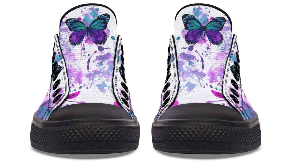 image-Fashion Printed Couple High Top Canvas Shoes