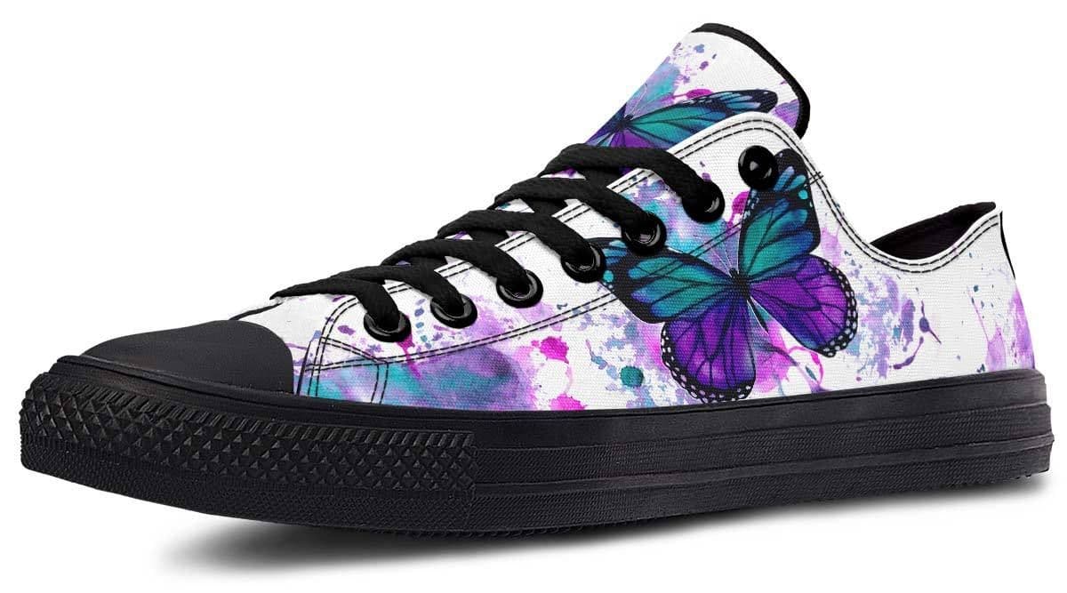 image-Fashion Printed Couple High Top Canvas Shoes