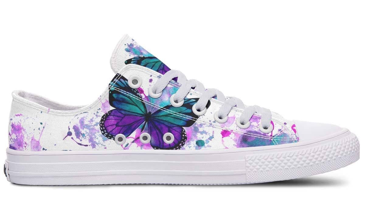 image-Fashion Printed Couple High Top Canvas Shoes