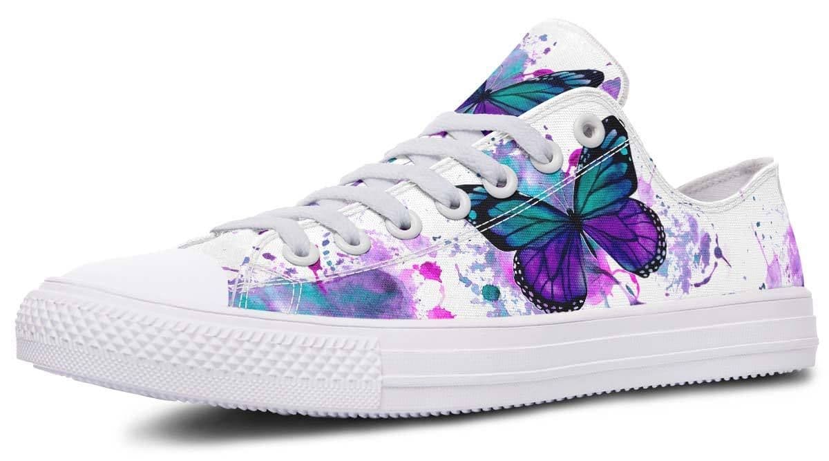 image-Fashion Printed Couple High Top Canvas Shoes