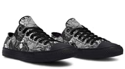image-Fashion Printed Couple High Top Canvas Shoes