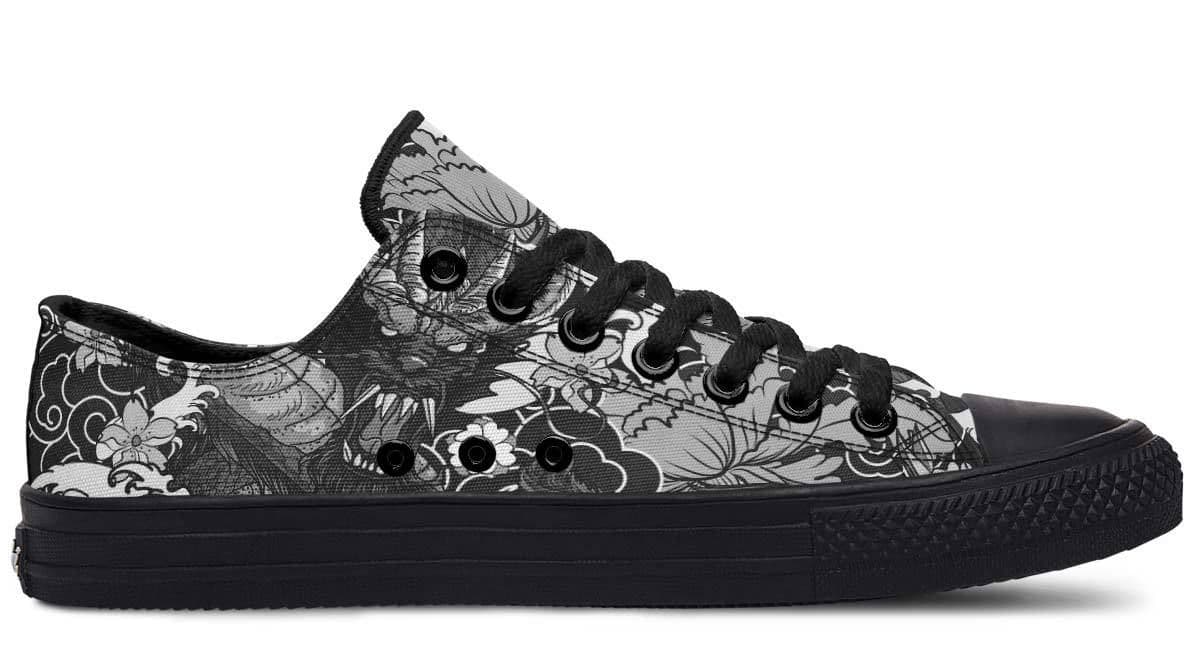 image-Fashion Printed Couple High Top Canvas Shoes