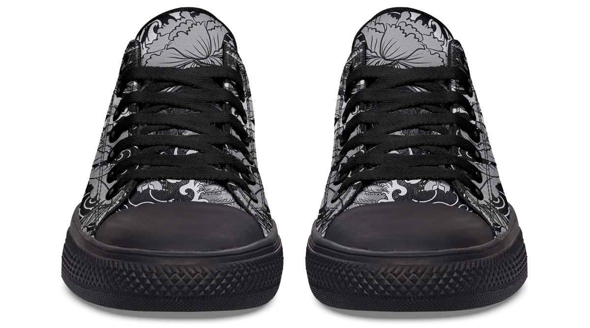 image-Fashion Printed Couple High Top Canvas Shoes