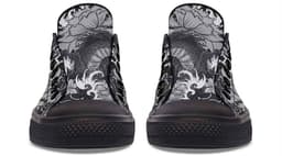image-Fashion Printed Couple High Top Canvas Shoes