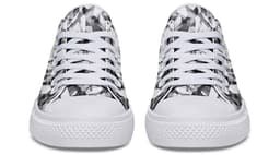 image-Fashion Printed Couple High Top Canvas Shoes