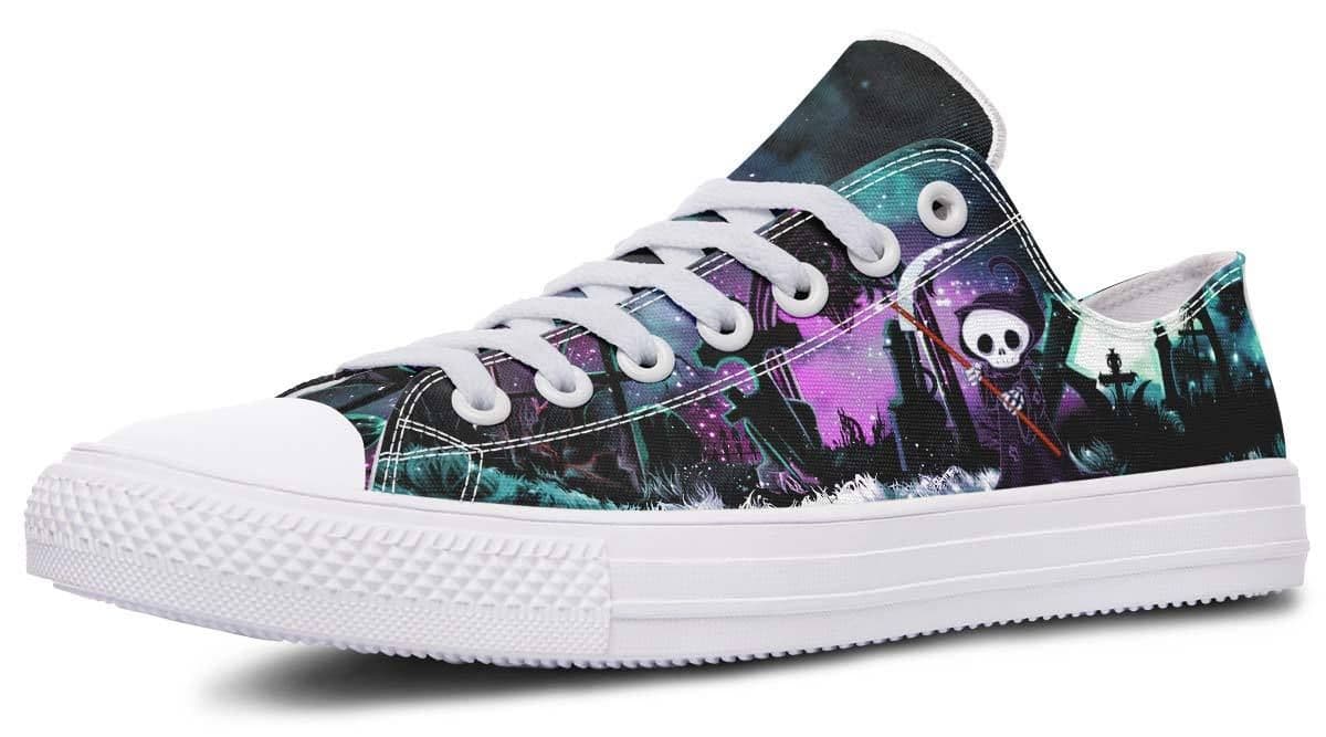 image-Fashion Printed Couple High Top Canvas Shoes