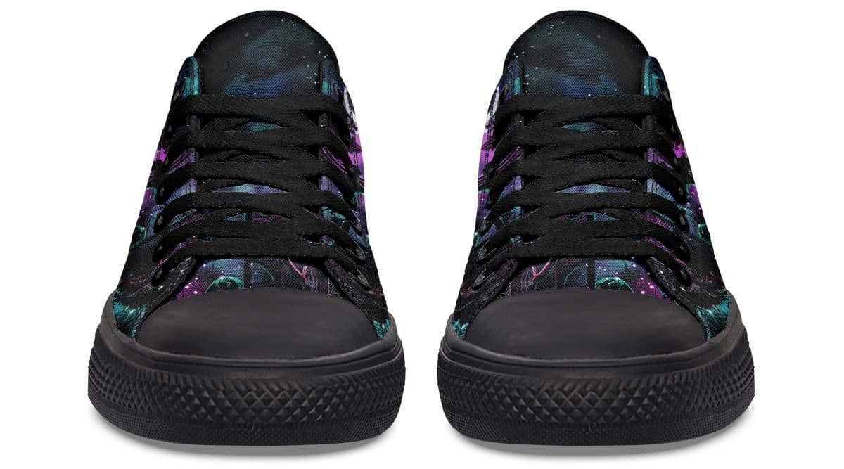 image-Fashion Printed Couple High Top Canvas Shoes