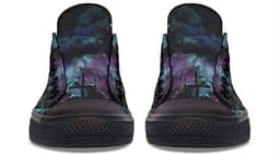 image-Fashion Printed Couple High Top Canvas Shoes