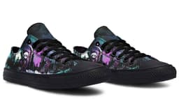 image-Fashion Printed Couple High Top Canvas Shoes