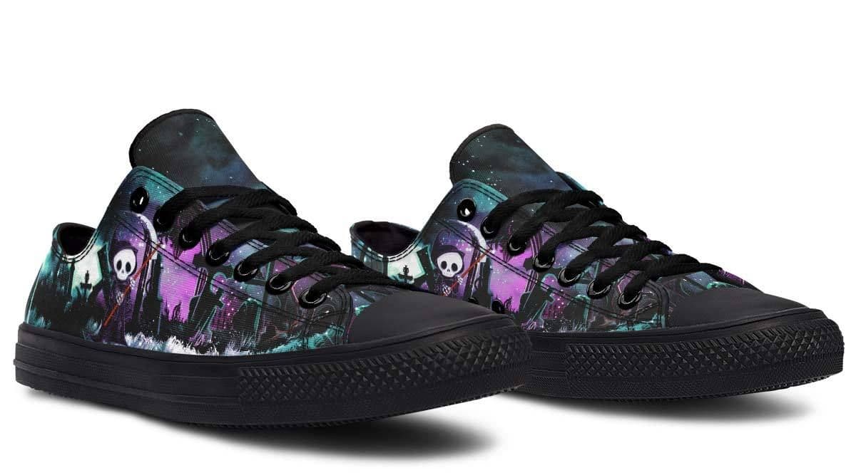 image-Fashion Printed Couple High Top Canvas Shoes