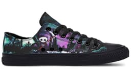 image-Fashion Printed Couple High Top Canvas Shoes