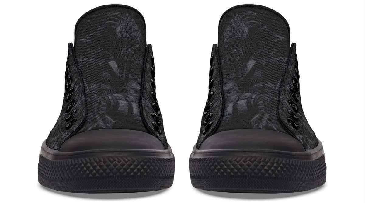 image-Fashion Printed Couple High Top Canvas Shoes