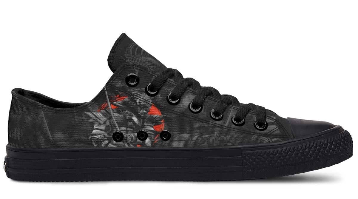 image-Fashion Printed Couple High Top Canvas Shoes