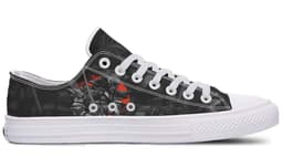 image-Fashion Printed Couple High Top Canvas Shoes