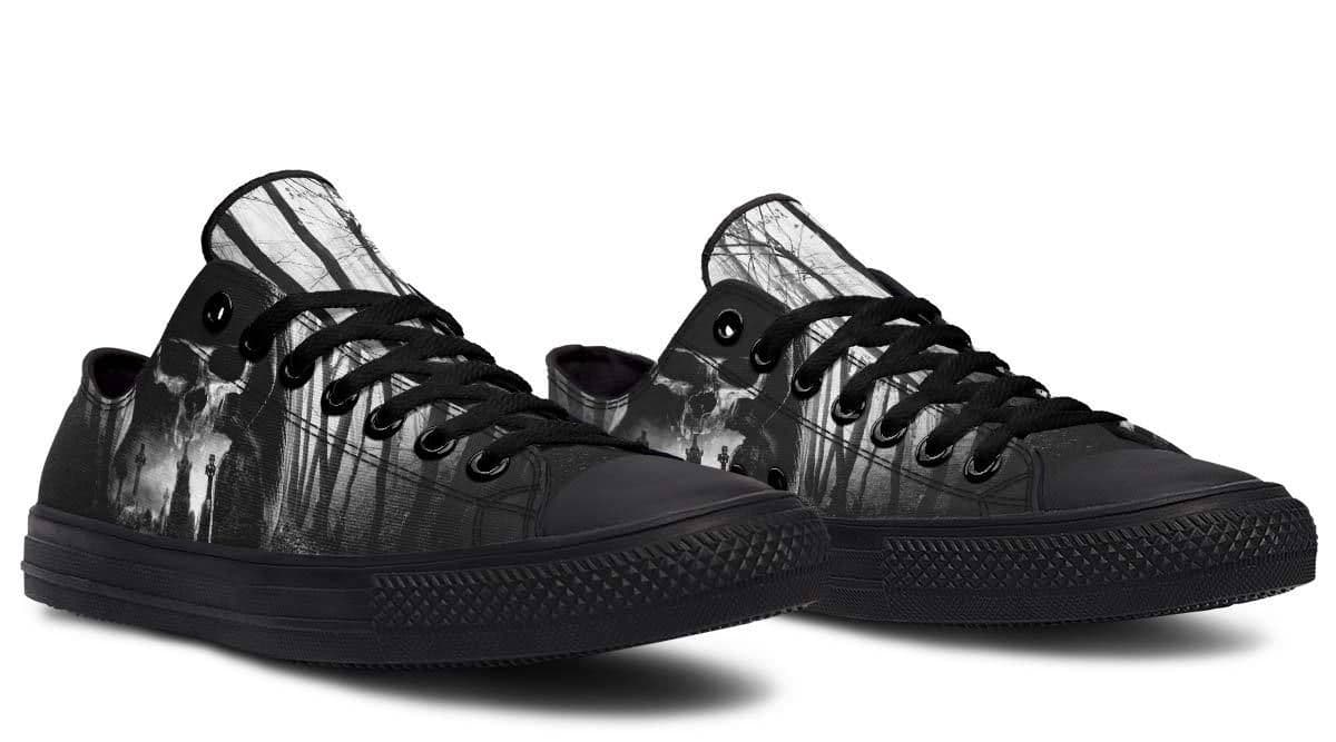 image-Fashion Printed Couple High Top Canvas Shoes