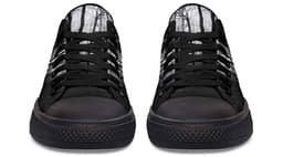 image-Fashion Printed Couple High Top Canvas Shoes