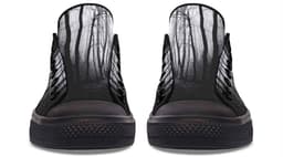 image-Fashion Printed Couple High Top Canvas Shoes