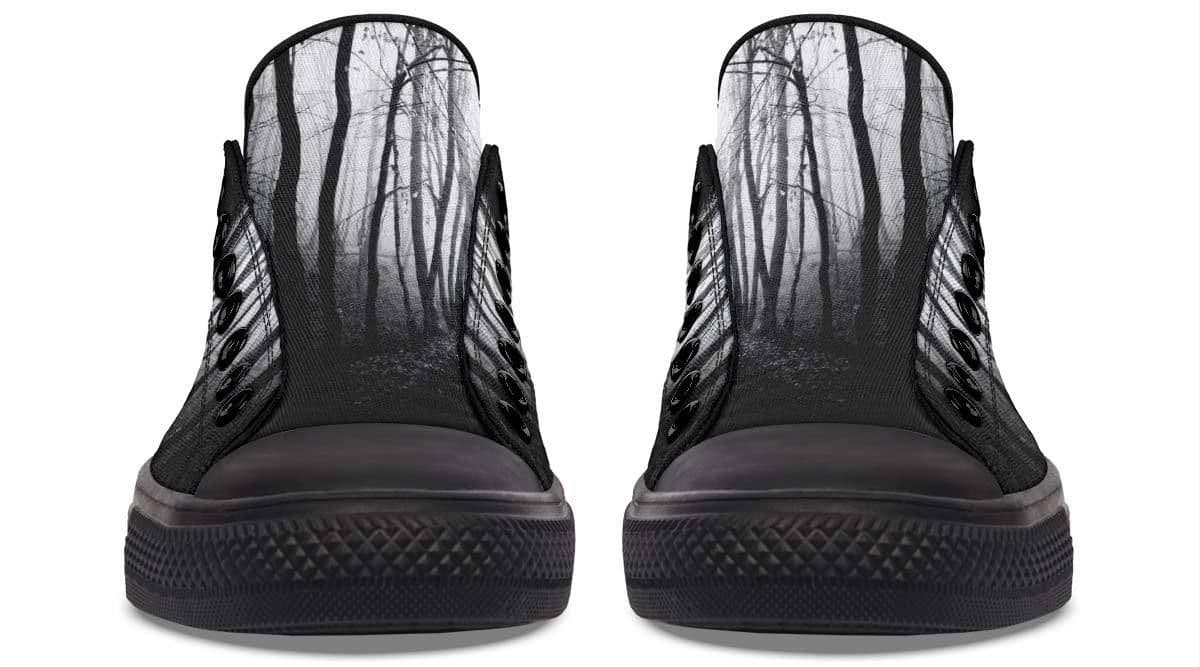 image-Fashion Printed Couple High Top Canvas Shoes