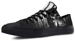 image-Fashion Printed Couple High Top Canvas Shoes