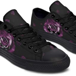 image-Fashion Printed Couple High Top Canvas Shoes