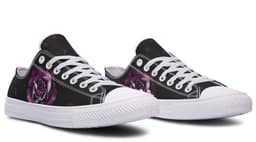 image-Fashion Printed Couple High Top Canvas Shoes