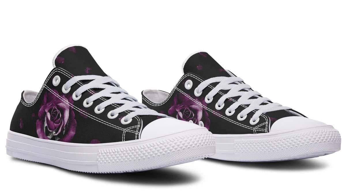 image-Fashion Printed Couple High Top Canvas Shoes