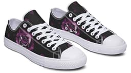 image-Fashion Printed Couple High Top Canvas Shoes
