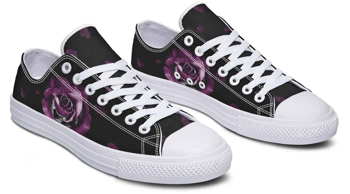 image-Fashion Printed Couple High Top Canvas Shoes