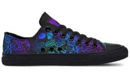 image-Fashion Printed Couple High Top Canvas Shoes