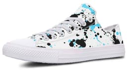 image-Fashion Printed Couple High Top Canvas Shoes