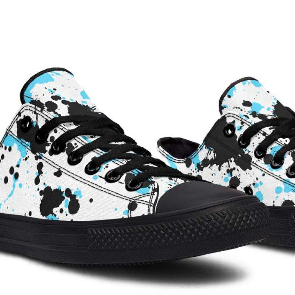image-Fashion Printed Couple High Top Canvas Shoes